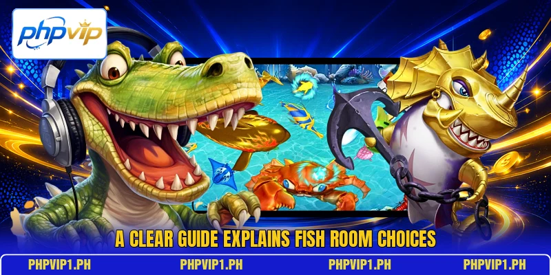 A clear guide explains Fish room choices A clear guide explains Fish room choices