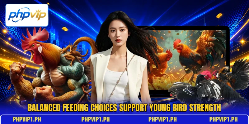 Balanced feeding choices support young bird strength Balanced feeding choices support young bird strength