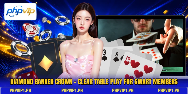 Diamond Banker Crown - Clear Table Play For Smart Members Diamond Banker Crown - Clear Table Play For Smart Members