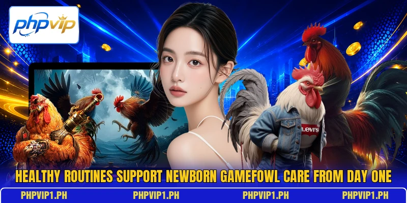 Healthy routines support newborn gamefowl care from day one Healthy routines support newborn gamefowl care from day one