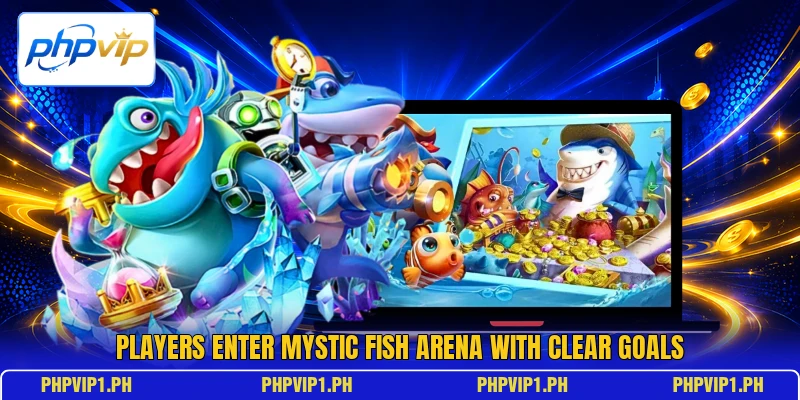 Players enter Mystic Fish Arena with clear goals Players enter Mystic Fish Arena with clear goals