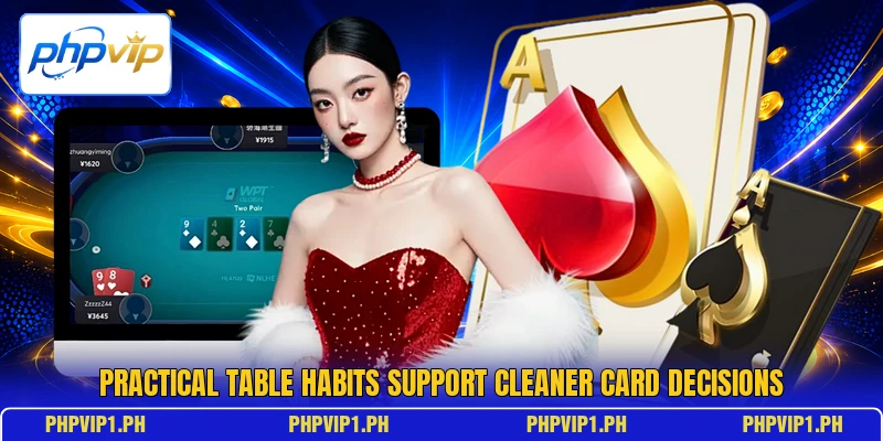 Practical table habits support cleaner card decisions Practical table habits support cleaner card decisions