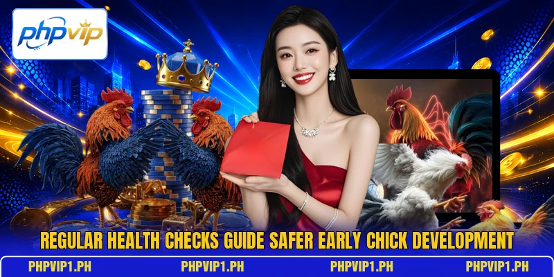 Regular health checks guide safer early chick development Regular health checks guide safer early chick development
