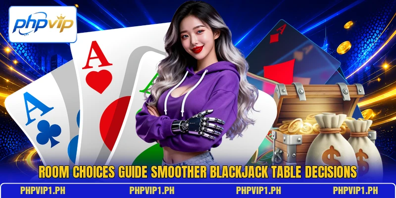 Room choices guide smoother blackjack table decisions Room choices guide smoother blackjack table decisions